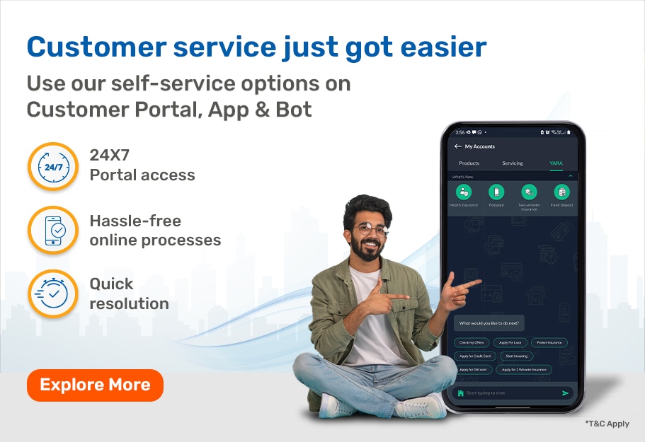 Bajaj MARKETS Customer Service Portal Login | Bajaj Finserv Login